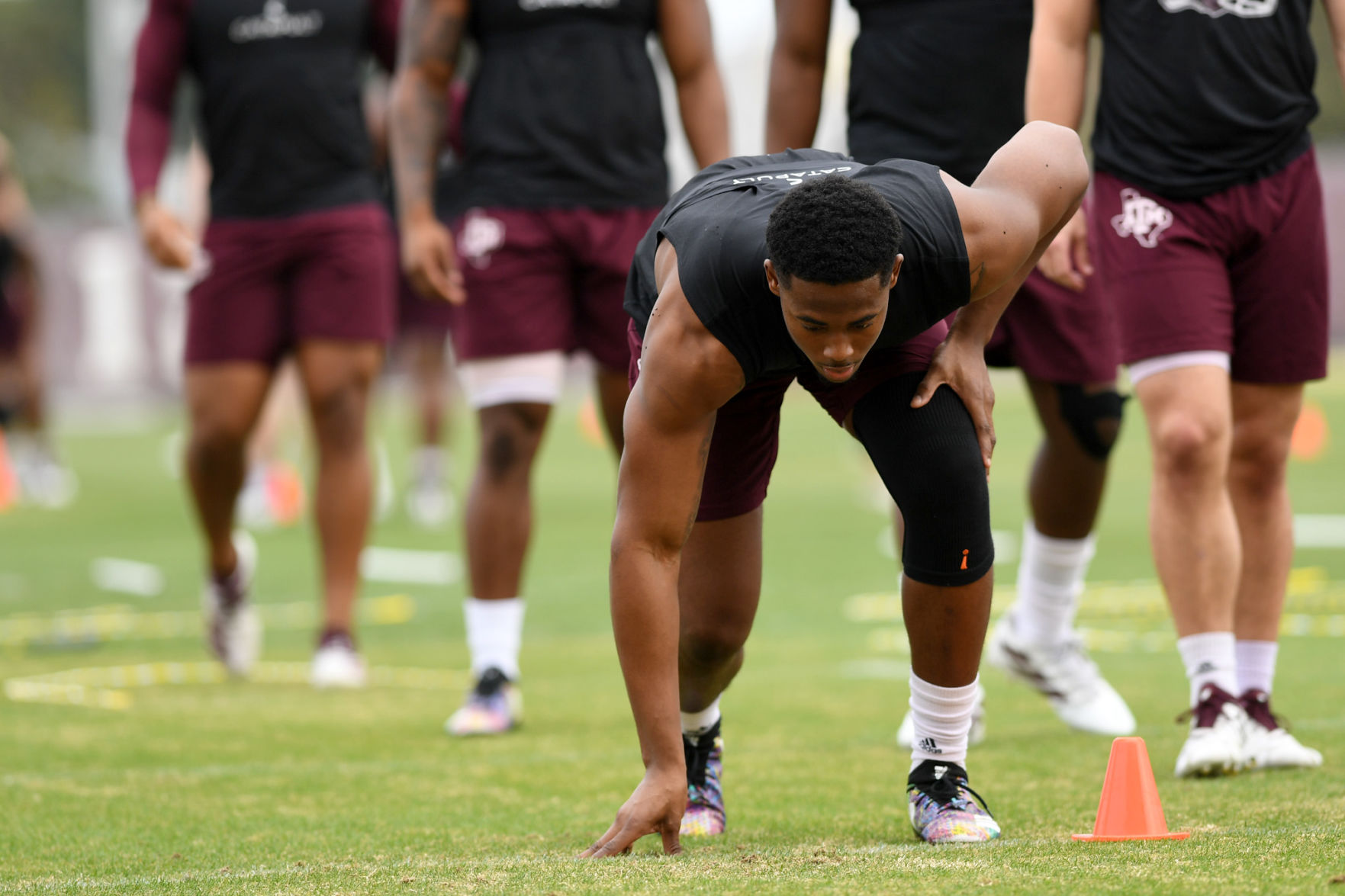 Texas A&M spring football drills